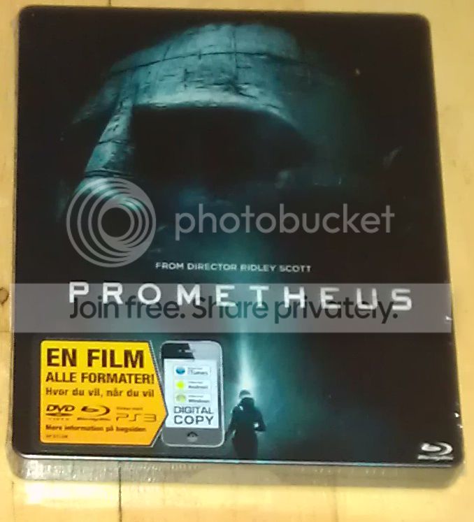 Prometheus (Blu-ray SteelBook) [Sweden] | Hi-Def Ninja - Pop Culture ...